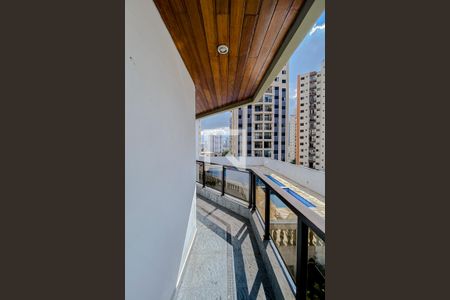 Varanda da Sala de apartamento à venda com 3 quartos, 133m² em Vila Regente Feijó, São Paulo