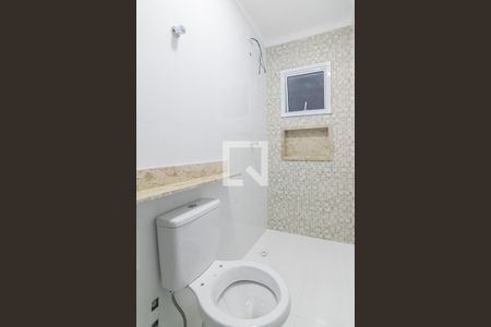 Banheiro da Suite de apartamento à venda com 3 quartos, 70m² em Utinga, Santo André