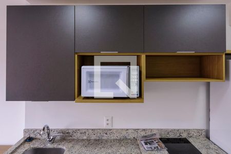 Cozinha de kitnet/studio para alugar com 1 quarto, 26m² em Partenon, Porto Alegre