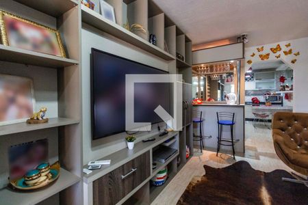 Sala  de casa de condomínio para alugar com 2 quartos, 125m² em Igara, Canoas