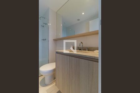 Studio para alugar com 35m², 1 quarto e 1 vaga Studio para alugar com 35m², 1 quarto e 1 vagaBanheiro