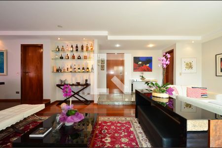 Sala de apartamento à venda com 4 quartos, 214m² em Mirandópolis, São Paulo