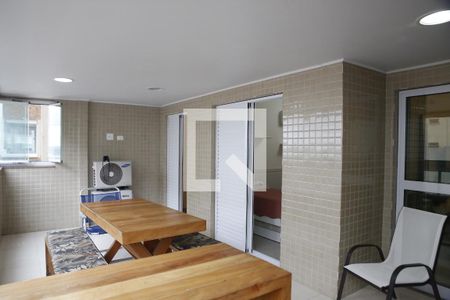 Varanda Gourmet de apartamento para alugar com 2 quartos, 114m² em Caiçara, Praia Grande
