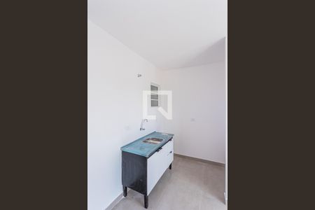 Sala, cozinha e área de serviço de apartamento para alugar com 1 quarto, 30m² em Jardim do Tiro, São Paulo