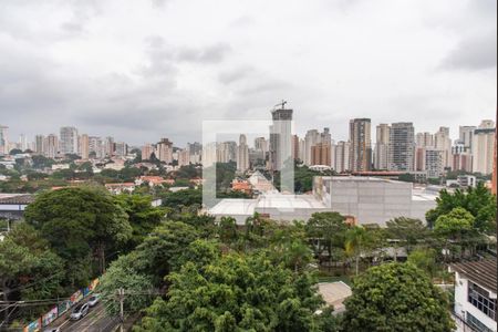 Vista da sala de apartamento à venda com 2 quartos, 77m² em Jardim Aurelia, São Paulo