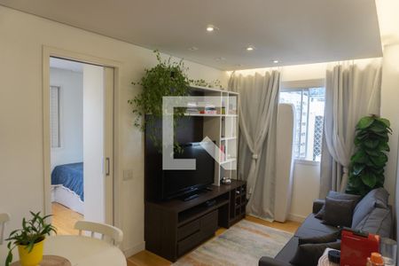 Sala de apartamento para alugar com 1 quarto, 40m² em Bela Vista, São Paulo