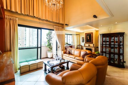 Sala de apartamento à venda com 4 quartos, 184m² em Vila Suzana, São Paulo