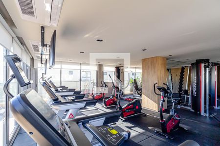 Studio para alugar com 26m², 1 quarto e sem vaga Studio para alugar com 26m², 1 quarto e sem vagaÁrea comum - Academia