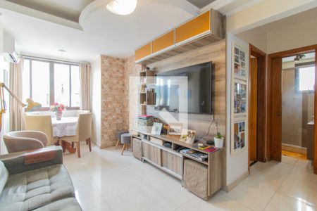 Sala de apartamento à venda com 3 quartos, 130m² em Cristal, Porto Alegre