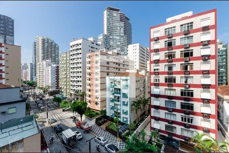 Vista de apartamento para alugar com 3 quartos, 120m² em Pompéia, Santos