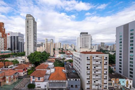 Sala/Cozinha - Vista de apartamento à venda com 1 quarto, 42m² em Jardim Paulista, São Paulo