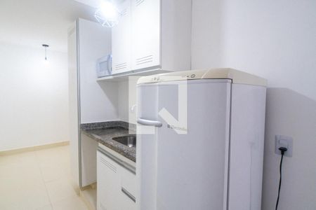 Cozinha de apartamento para alugar com 1 quarto, 25m² em Vila Clementino, São Paulo