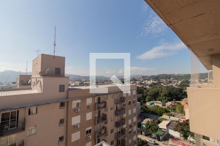 Varanda da Sala de apartamento à venda com 3 quartos, 68m² em Tristeza, Porto Alegre