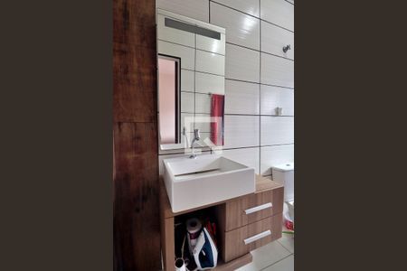 Banheiro do Quarto 1 - Suíte de casa à venda com 2 quartos, 108m² em Parque Erasmo Assunção, Santo André