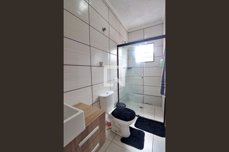 Banheiro do Quarto 1 - Suíte de casa à venda com 2 quartos, 108m² em Parque Erasmo Assunção, Santo André