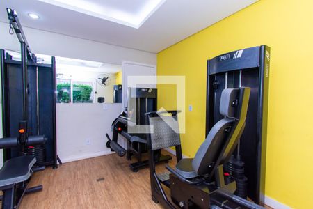 Área comum - Academia de apartamento para alugar com 1 quarto, 36m² em Quinta da Paineira, São Paulo