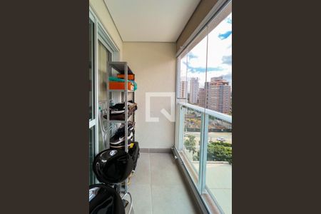 Varanda de apartamento à venda com 1 quarto, 27m² em Indianópolis, São Paulo