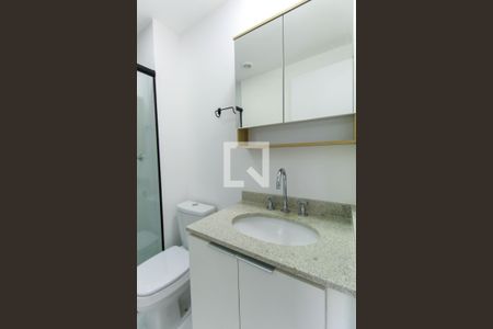 Banheiro de kitnet/studio à venda com 1 quarto, 21m² em Belenzinho, São Paulo