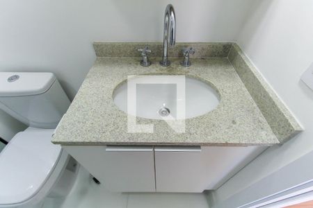 Banheiro de kitnet/studio à venda com 1 quarto, 21m² em Belenzinho, São Paulo