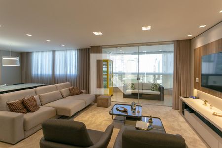 Sala de apartamento à venda com 4 quartos, 197m² em Anchieta, Belo Horizonte