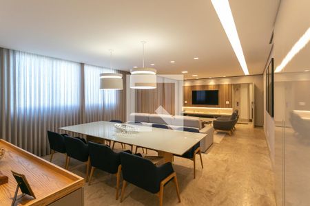 Sala de apartamento à venda com 4 quartos, 197m² em Anchieta, Belo Horizonte