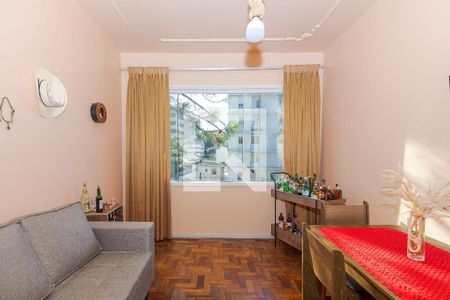 Sala de apartamento à venda com 1 quarto, 48m² em Rio Branco, Porto Alegre