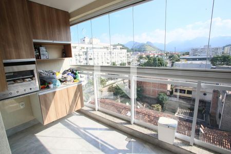 Varanda da Sala de apartamento à venda com 2 quartos, 59m² em Taquara, Rio de Janeiro