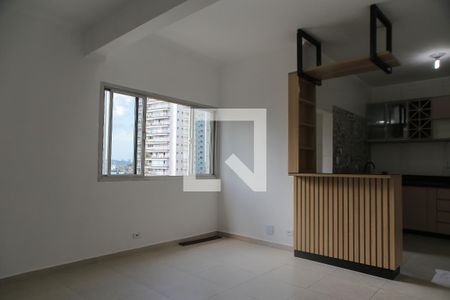 Sala de apartamento para alugar com 1 quarto, 58m² em Ponta da Praia, Santos