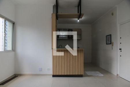 Sala de apartamento para alugar com 1 quarto, 58m² em Ponta da Praia, Santos