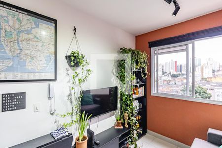 Sala e Cozinha de apartamento para alugar com 1 quarto, 26m² em Liberdade, São Paulo