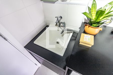 Sala e Cozinha - Tanque de apartamento para alugar com 1 quarto, 26m² em Liberdade, São Paulo