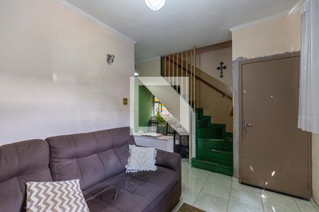 Sala de casa para alugar com 2 quartos, 130m² em Jardim Bela Vista, Santo André