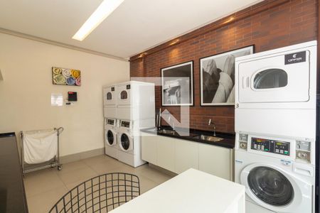 Studio à venda com 40m², 1 quarto e 1 vagaLavanderia