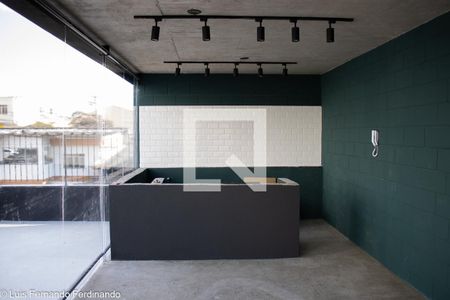 Studio para alugar com 32m², 1 quarto e sem vaga Studio para alugar com 32m², 1 quarto e sem vagaÁrea comum - Churrasqueira