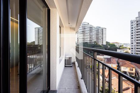 Varanda de kitnet/studio à venda com 1 quarto, 29m² em Sumaré, São Paulo