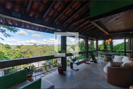 Varanda da Sala de casa à venda com 5 quartos, 433m² em Jardim Atlântico, Belo Horizonte