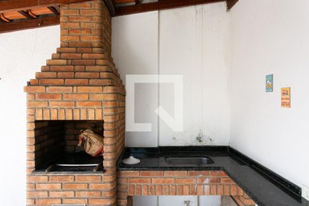 Varanda e Churrasqueira de casa para alugar com 1 quarto, 80m² em Vila Carrão, São Paulo