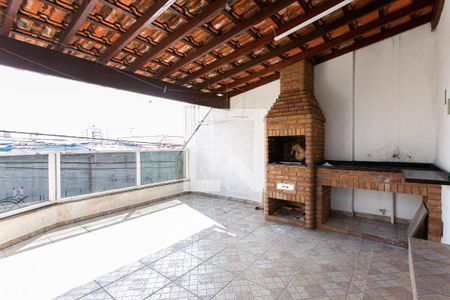 Varanda e Churrasqueira de casa para alugar com 1 quarto, 80m² em Vila Carrão, São Paulo