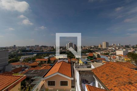 Vista Varanda Sala e Cozinha Integrada de apartamento para alugar com 1 quarto, 27m² em Cidade Patriarca, São Paulo