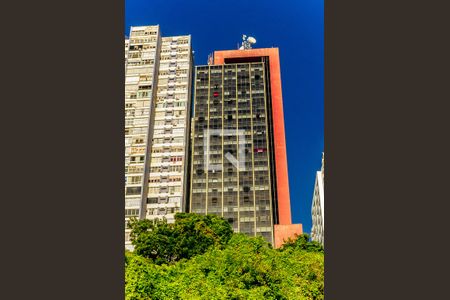 Apartamento para alugar com 34m², 1 quarto e 1 vagaFachada do Prédio