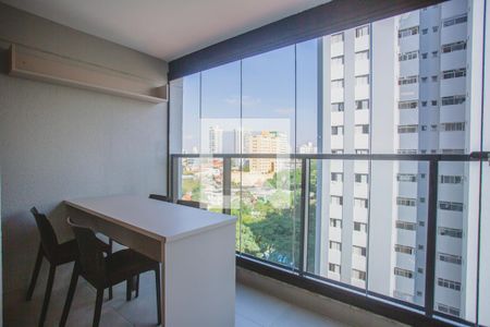 Varanda de kitnet/studio para alugar com 1 quarto, 37m² em Chácara Inglesa, São Paulo
