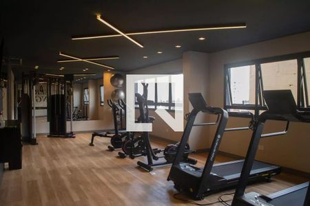 Studio para alugar com 26m², 1 quarto e sem vaga Studio para alugar com 26m², 1 quarto e sem vagaAcademia
