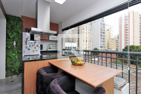 Varanda de apartamento para alugar com 1 quarto, 44m² em Santa Cecília, São Paulo