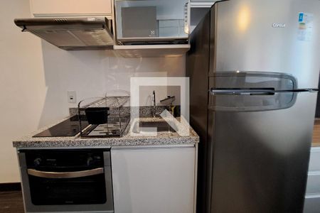 Cozinha de kitnet/studio para alugar com 1 quarto, 20m² em Santa Paula, São Caetano do Sul