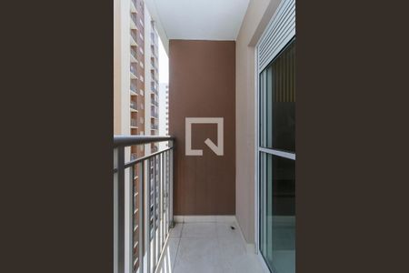 Sala - Varanda de apartamento para alugar com 1 quarto, 27m² em Jardim Caravelas, São Paulo