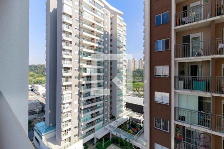 Sala - Vista de apartamento para alugar com 1 quarto, 27m² em Jardim Caravelas, São Paulo