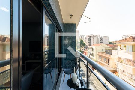 Varanda da Sala de apartamento à venda com 4 quartos, 120m² em Tijuca, Rio de Janeiro