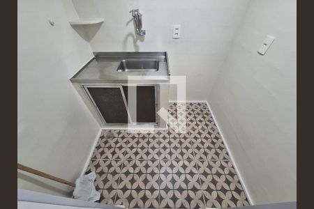 Cozinha de apartamento para alugar com 1 quarto, 25m² em Botafogo, Rio de Janeiro