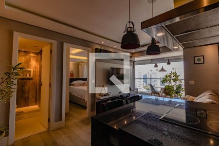 Sala de apartamento para alugar com 1 quarto, 55m² em Vila Guarani (z Sul), São Paulo