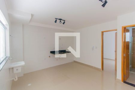 Sala/Cozinha e Área de Serviço de casa de condomínio à venda com 1 quarto, 33m² em Vila Prudente, São Paulo